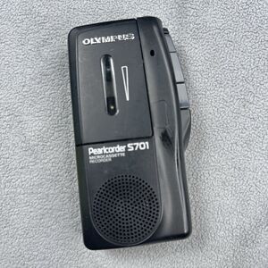 Olympus Pearlcorder S701 Handheld Microcassette Voice Recorder Tested Works